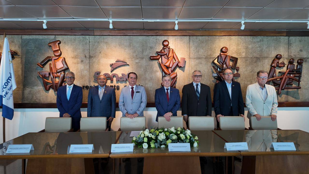Dirigentes da Fecomércio BA tomam posse para o Quadriênio 2026/2030, nesta quarta-feira (17/06), na Casa do Comércio Dirigentes da Fecomércio BA tomam posse para o Quadriênio 2026/2030, nesta quarta-feira (17/06), na Casa do Comércio