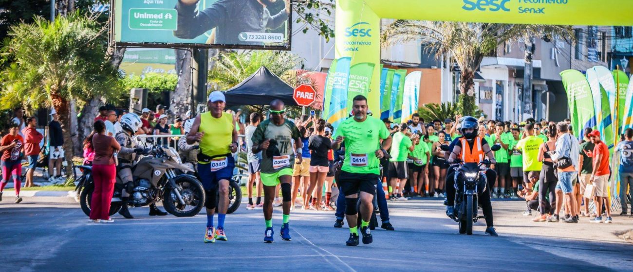 Eunápolis recebe Circuito Sesc de Corridas no dia 27 de setembro